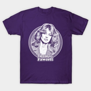 Farrah Fawcett // Retro Fan Art Design T-Shirt